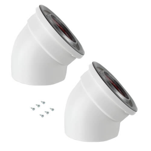 45Â° Non-Condensing Vent Pipe Elbows (2 Pack)