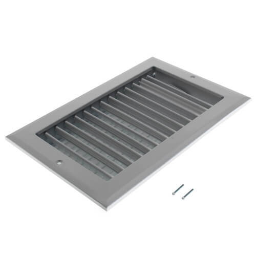 10" x 6" (Wall Opening Size) White Sidewall/Ceiling Register (A618MS Series)