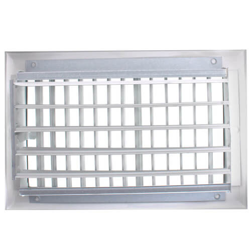 10" x 6" (Wall Opening Size) White Sidewall/Ceiling Register (A618MS Series)