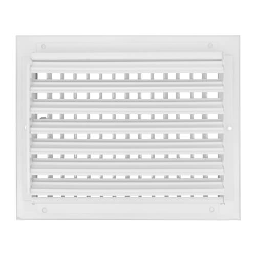 10" x 8" (Wall Opening Size) White Sidewall/Ceiling Register (A618MS Series)