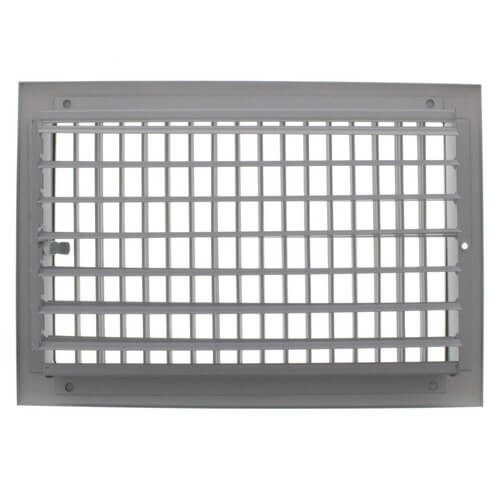 12" x 8" (Wall Opening Size) White Sidewall/Ceiling Register (A618MS Series)