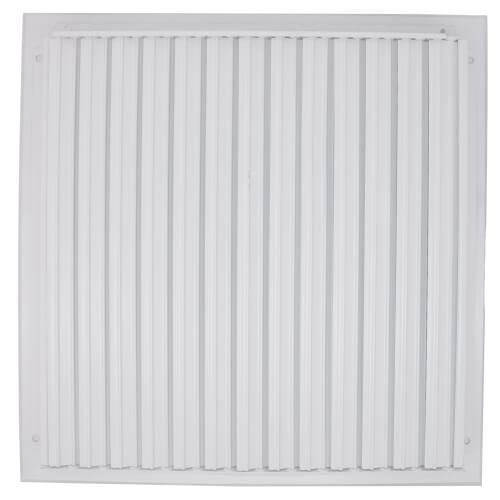 14" x 14" (Wall Opening Size) White Sidewall/Ceiling Register (A618MS Series)