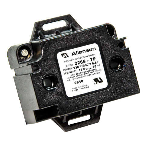 6kV Electronic Industrial Gas Ignitor (Mounting Tabs w/ Primary Plug Set with Pigtails), 240V