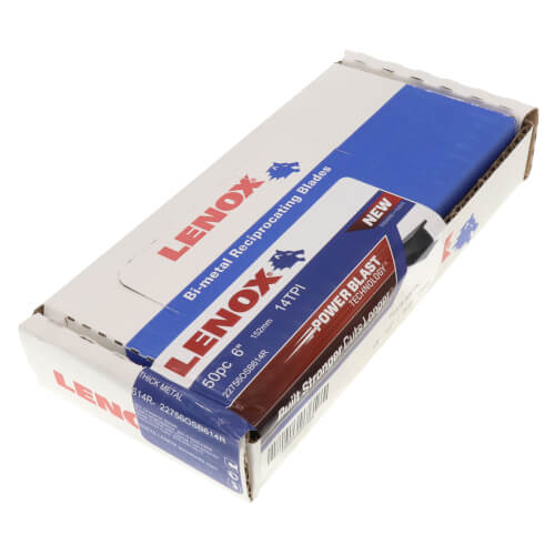 614R - 6" Bi-Metal Reciprocating Blade, 50-pack (Metal & Non-Ferrous Metal) 4 614R - 6" Bi-Metal Reciprocating Blade, 50-pack (Metal & Non-Ferrous Metal)