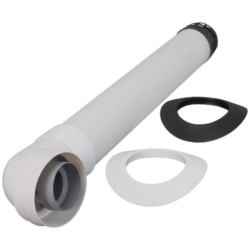 2" x 4" 60/100 Condensing Termination Extension Kit, w/ 2 Wall Plates (21" Length)