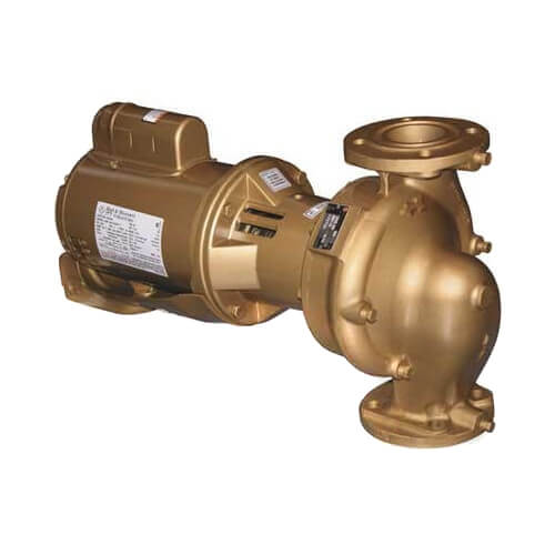 1 HP Be614S Series e-60 Bronze 1-1/2" x 6-1/4" In-Line Pump (1 PH, 115/208-230V)