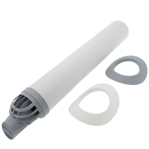 2/4" Condensing Wall Termination, 21" w/ 2 Wall Plates (PPtl)