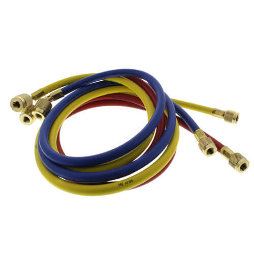 PLUS II 3-Pack Charging Hoses w/ SealRight fittings (60" Length)
