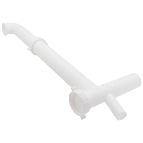 1-1/2" x 16" Direct Connect Telescopic End Outlet Waste with 3/4" DW Branch (White)