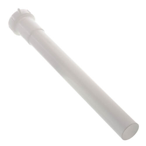 1-1/4" x 12" Slip Joint Tail Piece One End- White 3 1-1/4" x 12" Slip Joint Tail Piece One End- White