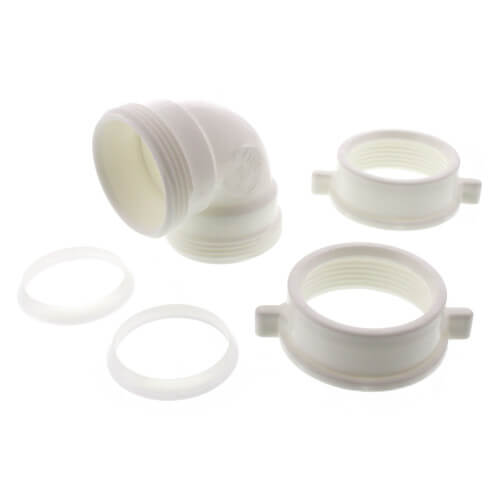 1-1/2" x 1-1/2" 90Â° Elbow - White