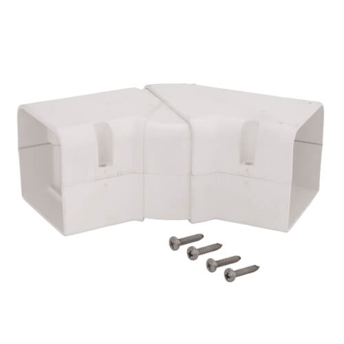 3" SpeediChannel Adjustable Flat Bend (White)