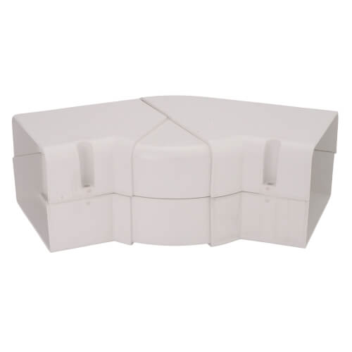 4" SpeediChannel Adjustable Flat Bend (White)