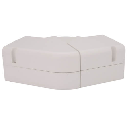 4" SpeediChannel Adjustable Flat Bend (White)