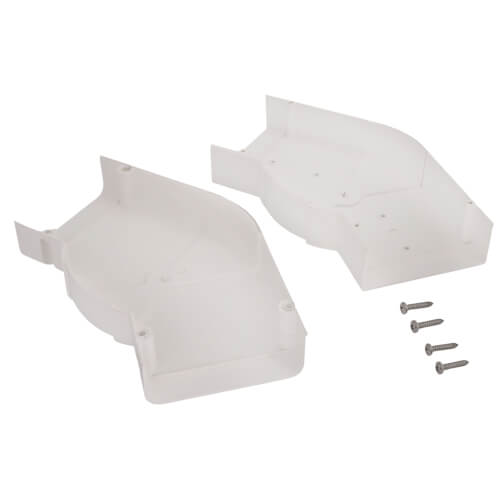 4" SpeediChannel Adjustable Flat Bend (White)