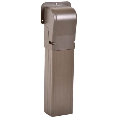 3" x 6-1/2 Ft. SpeediChannel Line Set Cover (Brown)
