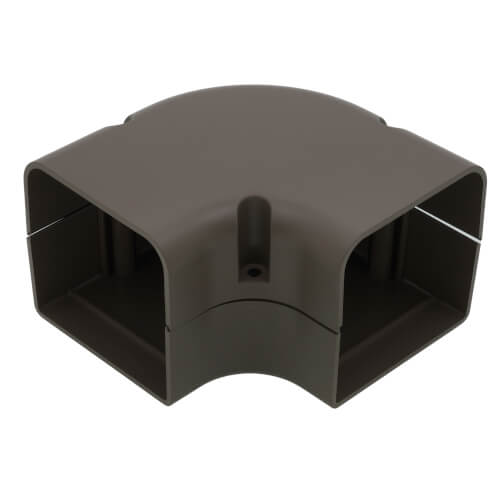 3" SpeediChannel 90-Degree Flat Bend (Brown)