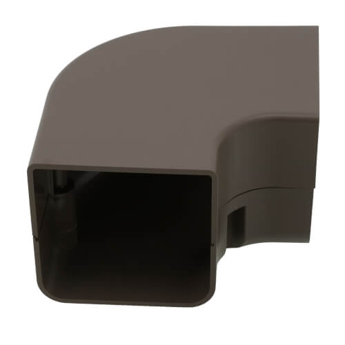 3" SpeediChannel 90-Degree Flat Bend (Brown)