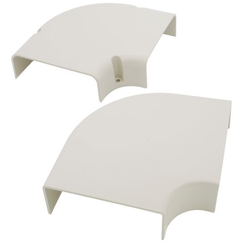 4" SpeediChannel 90-Degree Flat Bend (Natural)
