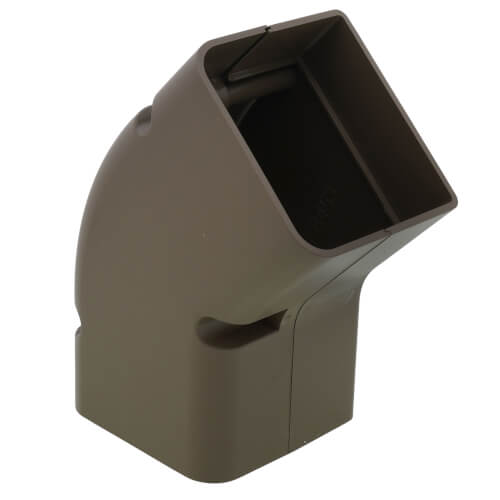 3" SpeediChannel 45-Degree Flat Bend (Brown)