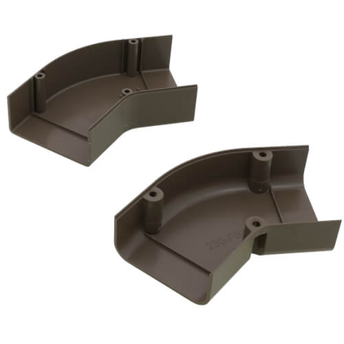3" SpeediChannel 45-Degree Flat Bend (Brown)