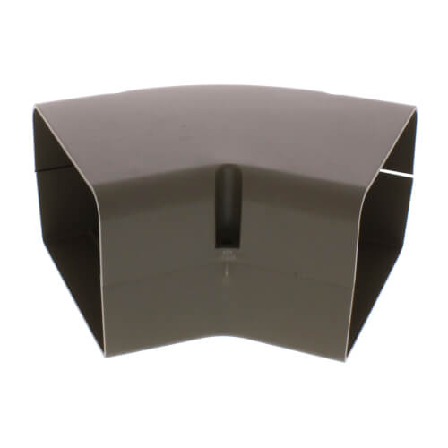 4" SpeediChannel 45-Degree Flat Bend (Brown)