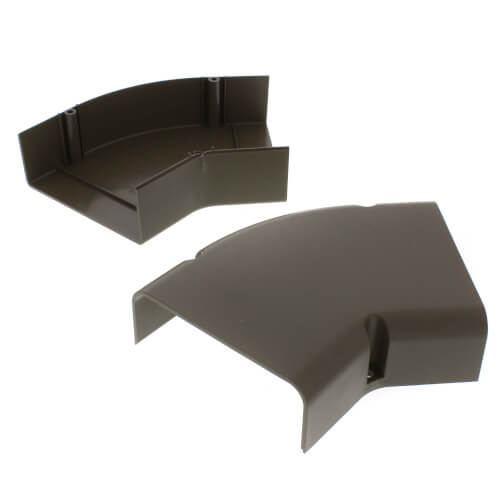 4" SpeediChannel 45-Degree Flat Bend (Brown)