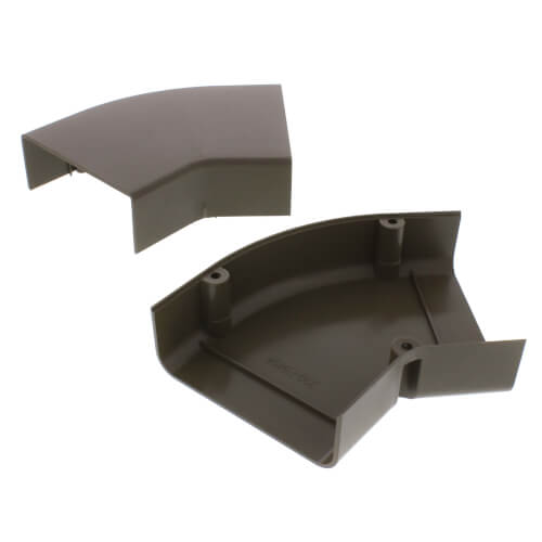 4" SpeediChannel 45-Degree Flat Bend (Brown)