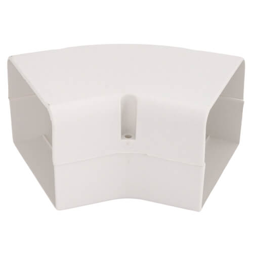 4" SpeediChannel 45-Degree Flat Bend (White)