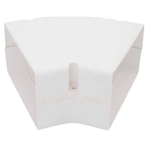 6" SpeediChannel 45-Degree Flat Bend (White)