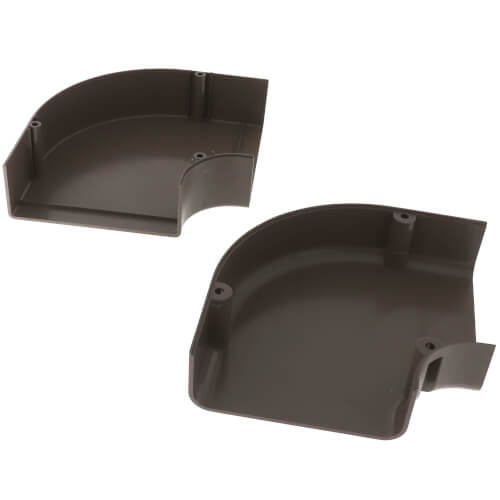 4" SpeediChannel 90-Degree Flat Bend (Brown)