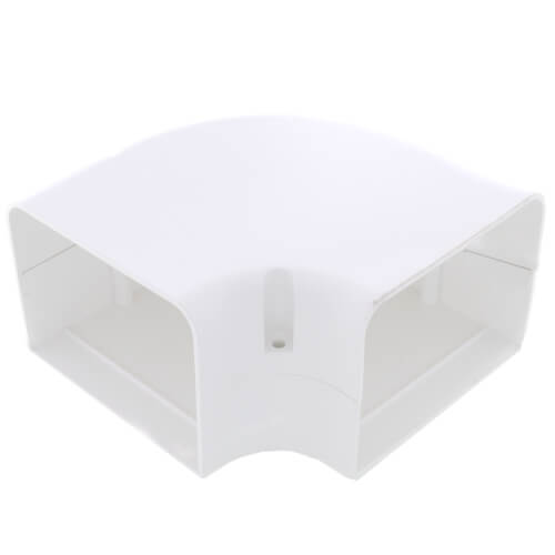 4" SpeediChannel 90-Degree Flat Bend (White)