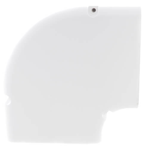 4" SpeediChannel 90-Degree Flat Bend (White)
