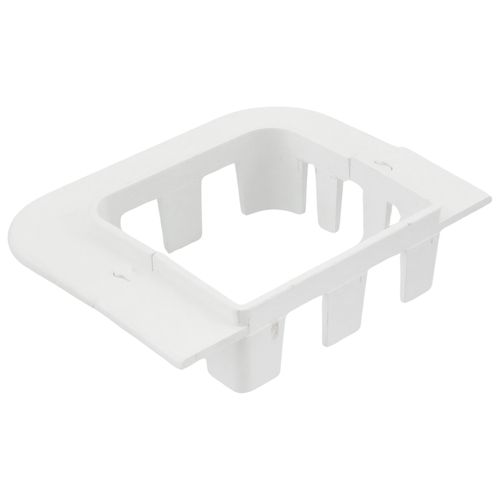 3" SpeediChannel Flat Wall Escutcheon (White)