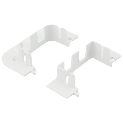 3" SpeediChannel Flat Wall Escutcheon (White)