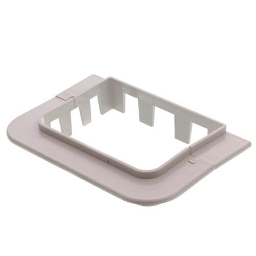 4" SpeediChannel Flat Wall Escutcheon (Natural)