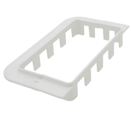 6" SpeediChannel Flat Wall Escutcheon (White)