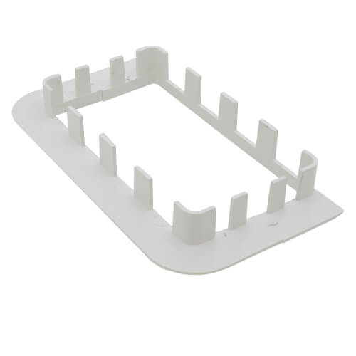 6" SpeediChannel Flat Wall Escutcheon (White) 2 6" SpeediChannel Flat Wall Escutcheon (White)