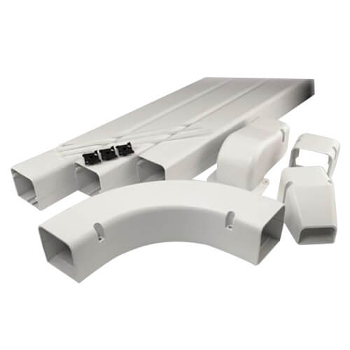4" SpeediChannel Installation Kit w/ Channel (White)