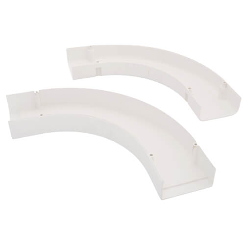 3" SpeediChannel 90-Degree Long Radius Bend (White)