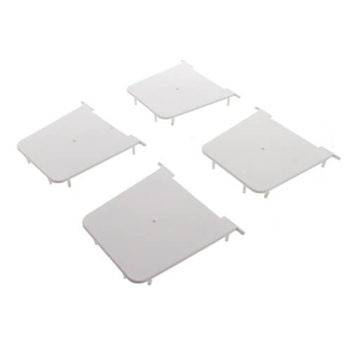White Hef-T-Block End Cap (Pack of 4)