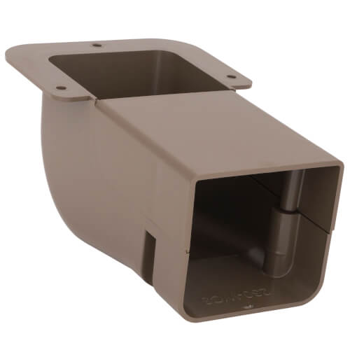 3" SpeediChannel Wall Penetration Cover (Brown)