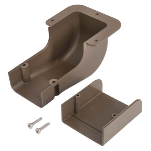 3" SpeediChannel Wall Penetration Cover (Brown)