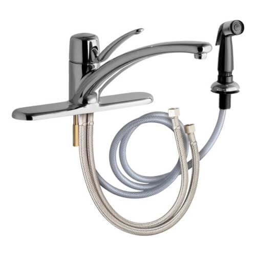 2.2 GPM Deck-Mounted Manual Faucet w/ Side Spray