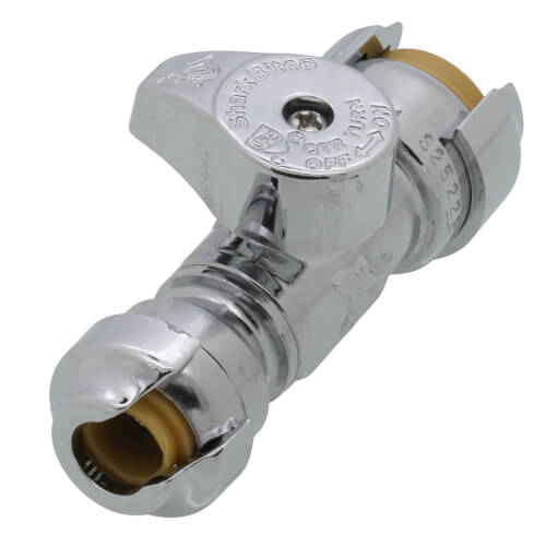 1/2" Sharkbite x 1/4" (3/8" OD) Sharkbite Straight Stop (Lead Free)