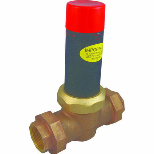 1" EB25 Single Union Pressure Regulating Valve, 45 PSI (Lead Free)
