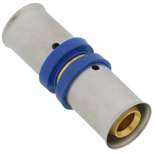 1/2" PEX-AL-PEX Press Coupling 3 1/2" PEX-AL-PEX Press Coupling