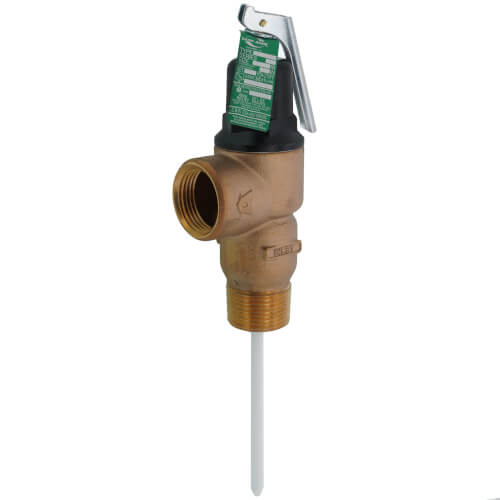 1" FVMX-4LS Commercial T&P Relief Valve Long Shank, Lead Free (Male Inlet)