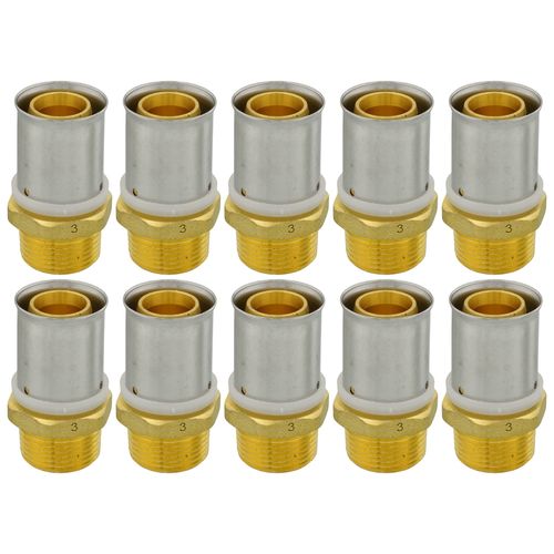 3/4" PAP to 3/4" NPT Press Transition to NPT DZR (Bag of 10)
