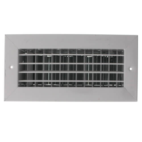 10" x 4" (Wall Opening Size) White Supply Register (92HVV Series)
